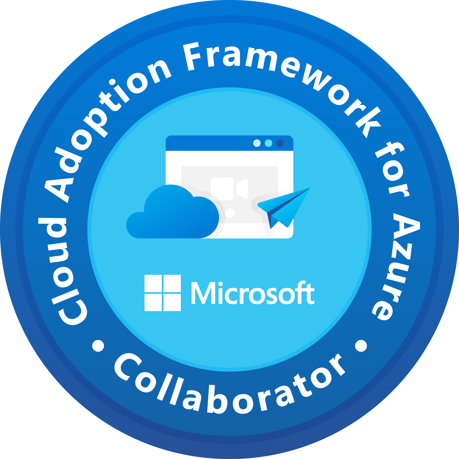 Collaborator: Cloud Adoption Framework for Azure badge