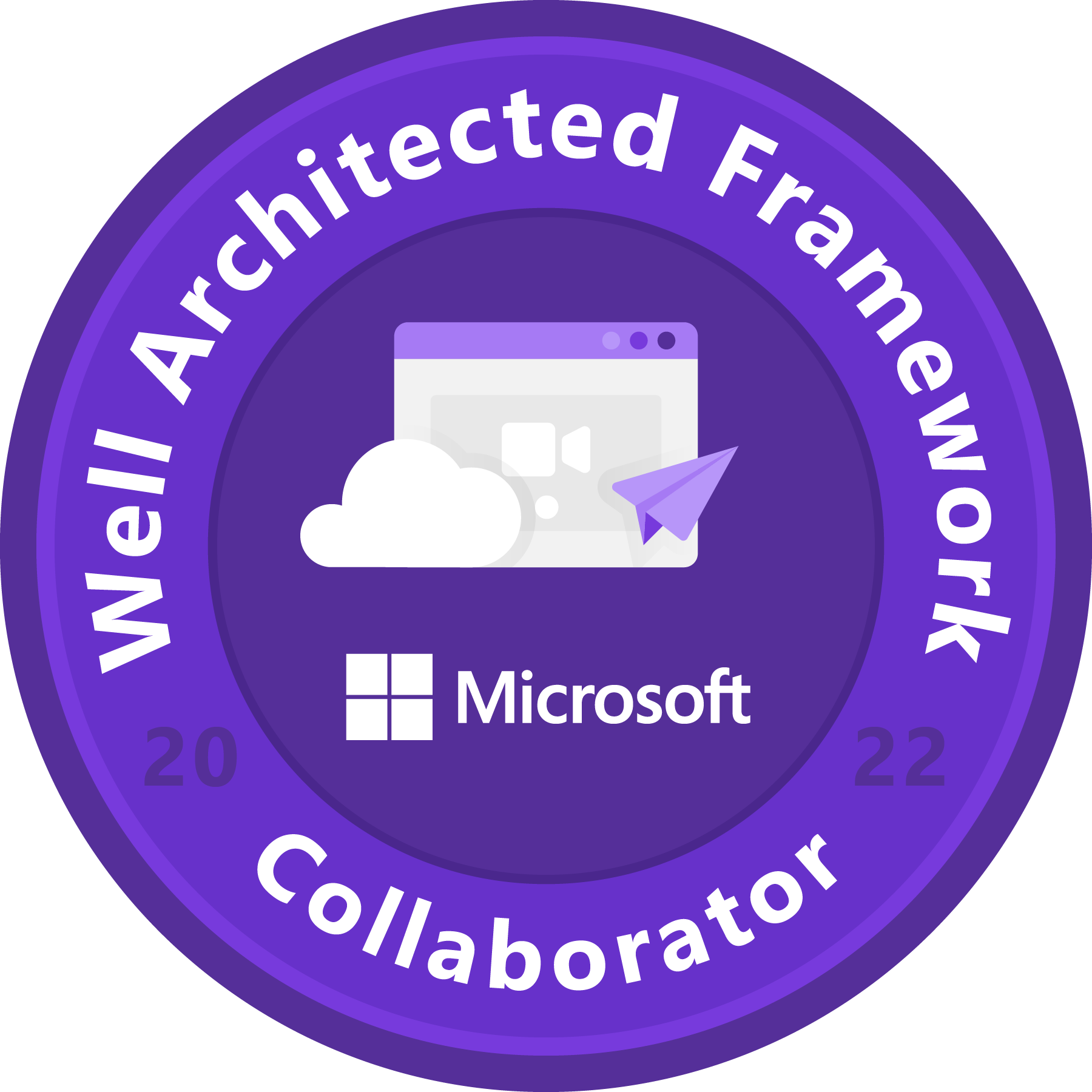Collaborator: Well-Architected Framework 2022 badge